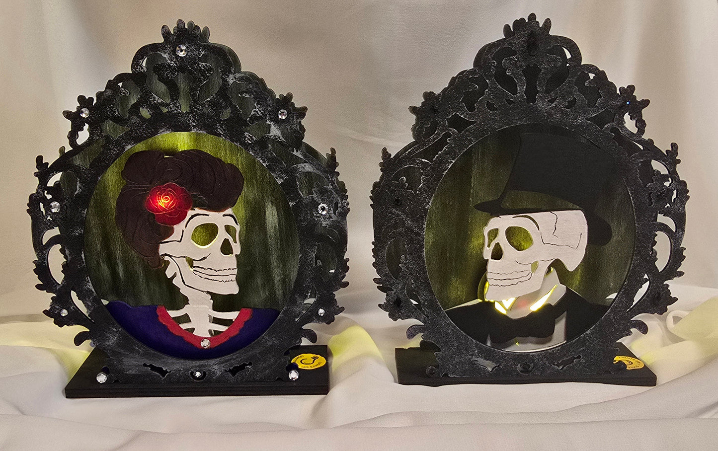 Halloween night lights. Jack & Jill
